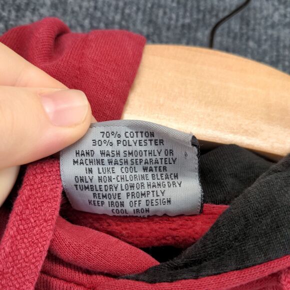 Stadium Athletics Indiana Hoosiers Drawstring Hoodie Sweatshirt Mens Medium Red - Picture 12 of 15